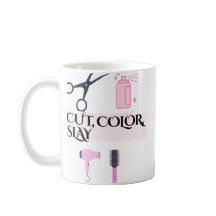 Cut Colour Slay Hairstylist Coffee Mug