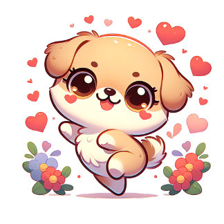 Cut Dinosaurs Valentine Custom-Cut Vinyl Sticker