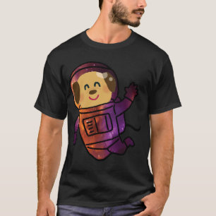 cut dog in space T-Shirt