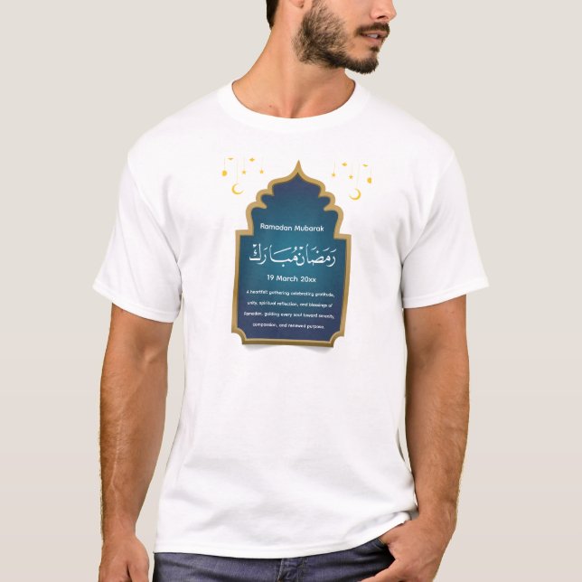 Cut Eid Mubarak  T-Shirt (Front)