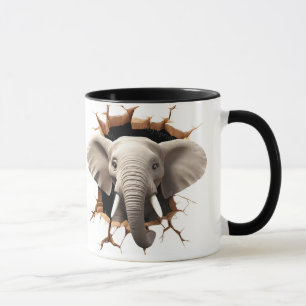 Cut Elephant background Mug