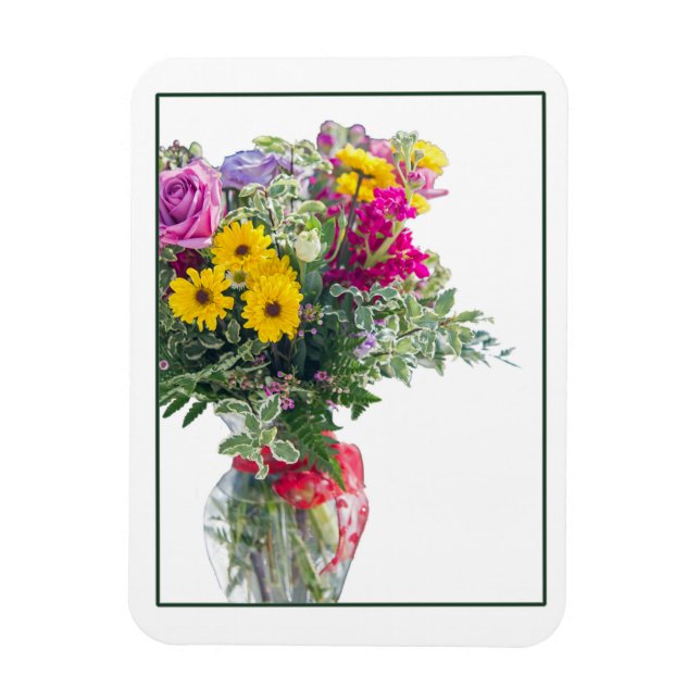 Cut Flower Bouquet Magnet (Vertical)