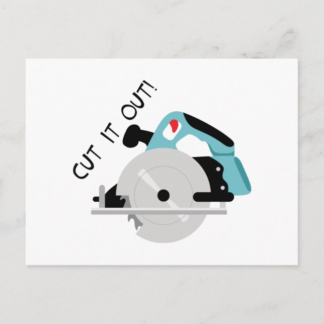 Cut It Out Postcard (Front)