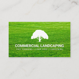 Cut Lawn   Tree Business Card