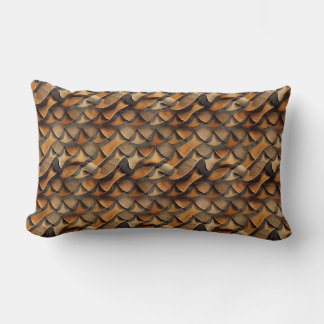 Cut Leather Lumbar Cushion