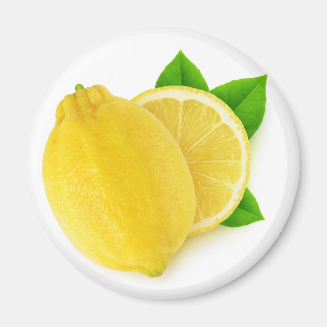 Cut lemon magnet (Front)