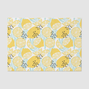Cut Lemon Pattern Decoupage Fruit Tissue Paper
