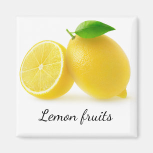 Cut lemons magnet