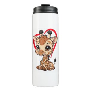 Cut Littele Giraffe Adult Kids Men Women Giraffe L Thermal Tumbler
