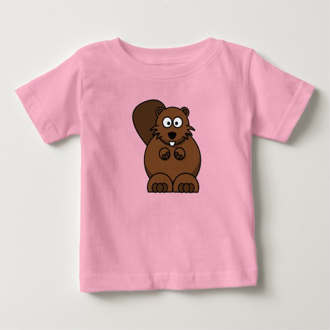 Cut Little Beaver Baby Tee (Front)
