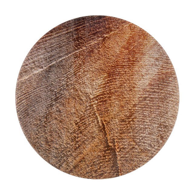Cut Log Wood Grain Cutting Board (Front)