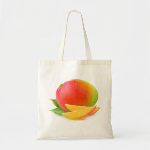 Cut mango tote bag