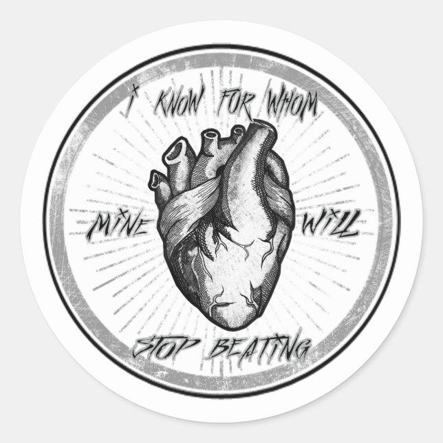 Cut me Open V2 Classic Round Sticker (Front)