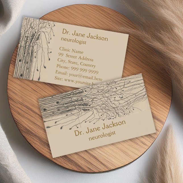 Cut Nerve Drawing - Neurologist Business Card (Creator Uploaded)