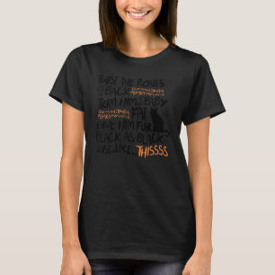 Cut off its jet black fur T-Shirt