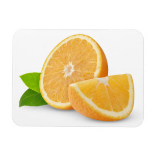 Cut orange magnet