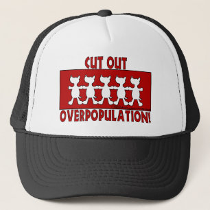 Cut Out Overpopulation! Dogs Trucker Hat