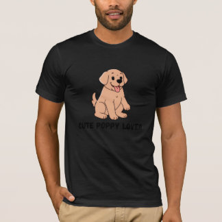 cut puppi lover mens t-shirts