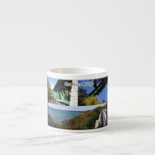 Cut River Bridge espresso mug