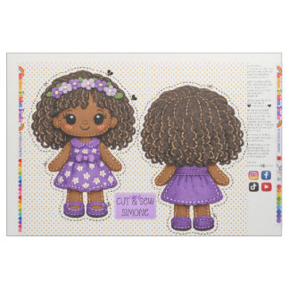 Cut & Sew plushie kids sewing for beginners Fabric