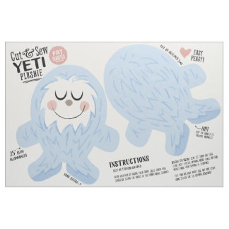 Cut & Sew Yeti Fabric - Fun DIY Plush