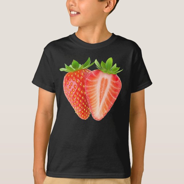 Cut strawberries T-Shirt (Front)
