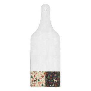 Cut Tables with Modern Christmas Design Cutting Board