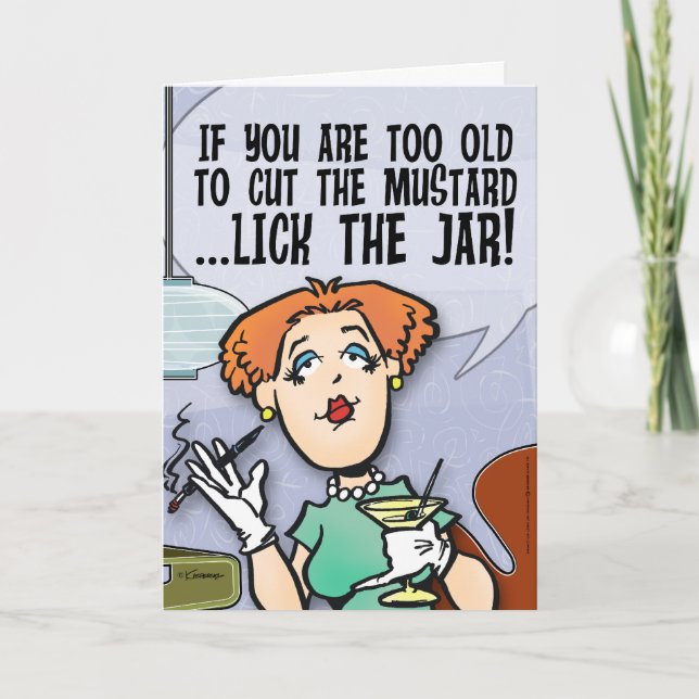 Cut The Mustard Card (Front)