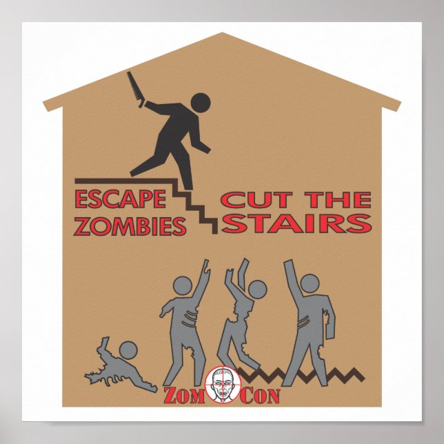 Cut the Stairs! Poster (Front)