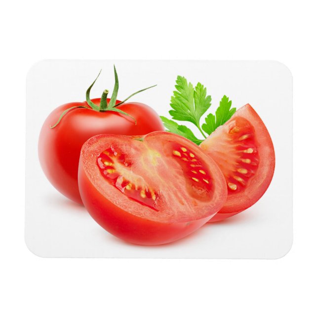 Cut tomatoes magnet (Horizontal)