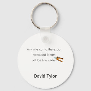 Cut too short! key ring