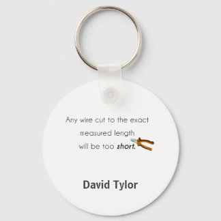 Cut too short! key ring