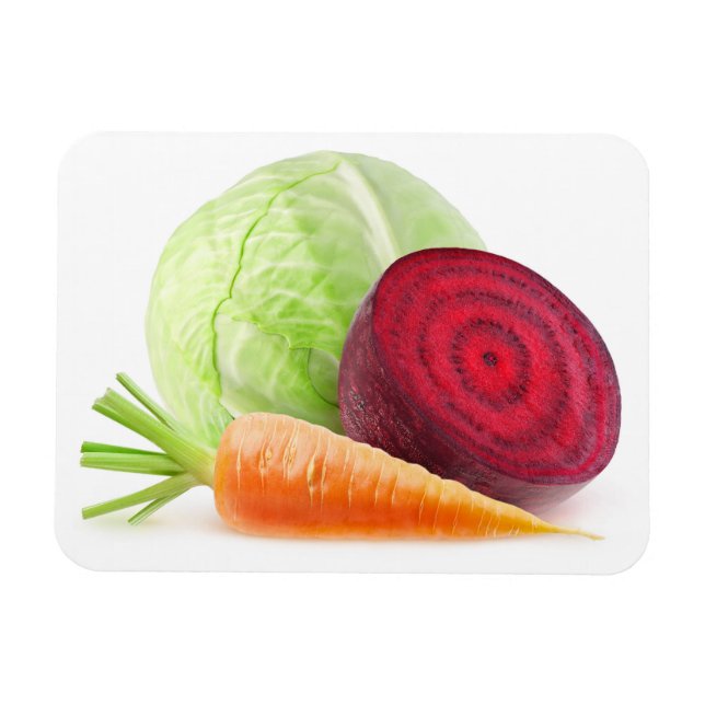 Cut vegetables magnet (Horizontal)