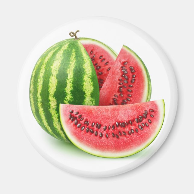 Cut watermelon magnet (Front)