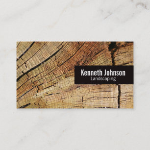 Cut Wood Business Card