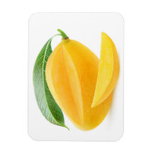 Cut yellow mango