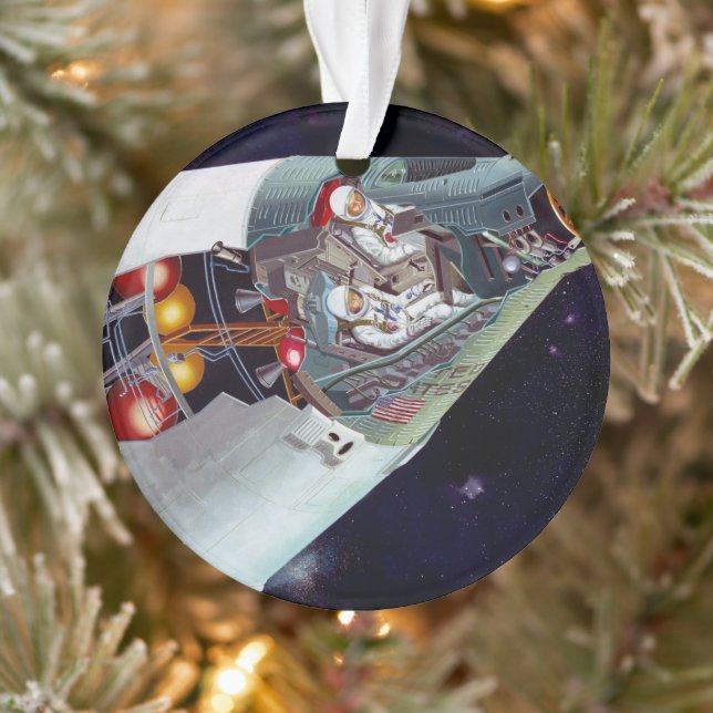 Cutaway A Two-Person Gemini Spacecraft In Flight. Ornament (Tree)