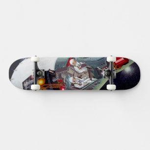 Cutaway A Two-Person Gemini Spacecraft In Flight. Skateboard