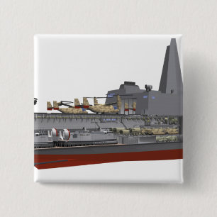 Cutaway illustration 15 cm square badge