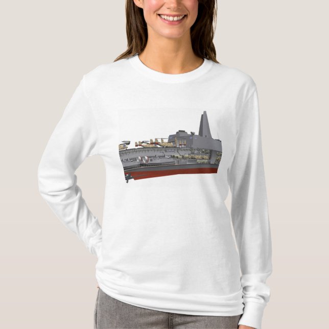 Cutaway illustration T-Shirt (Front)
