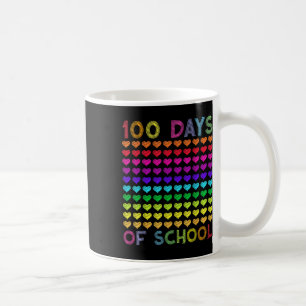 Cute 100 Days Of School And Still Loving It Hearts Coffee Mug