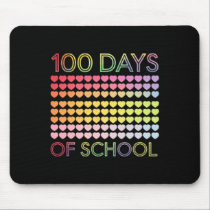 Cute 100 Days Of School And Still Loving It Hearts Mouse Pad