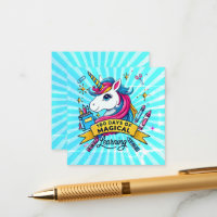 Cute 100 Days of School Magical Learning Unicorn