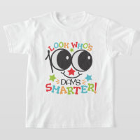 Cute 100 Days Smarter Funny Face School