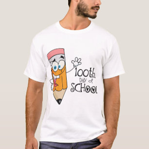 Cute 100th Day Of School Cartoon Gift T-Shirt