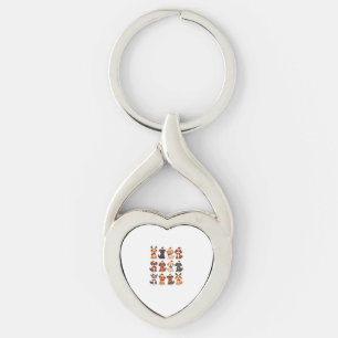 Cute 12 Dogs Xmas Funny Dog Lovers Christmas Dog M Key Ring