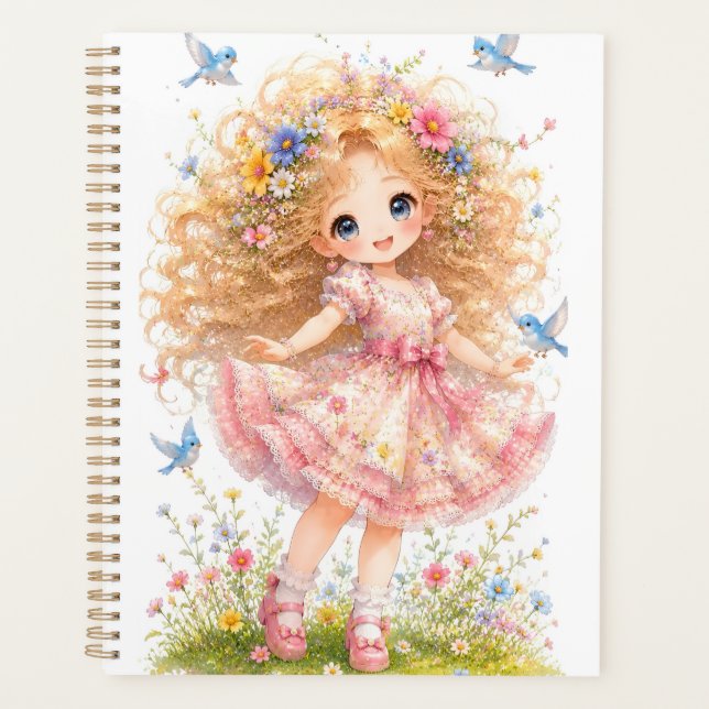 Cute 12-Month Yearly Planner (Front)