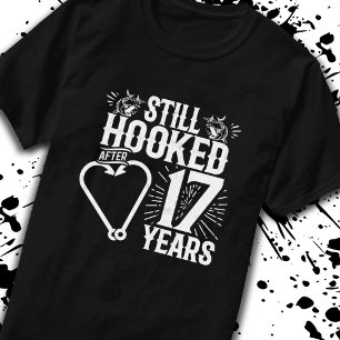 Cute 17th Anniversary Couples Married 17 Years T-Shirt