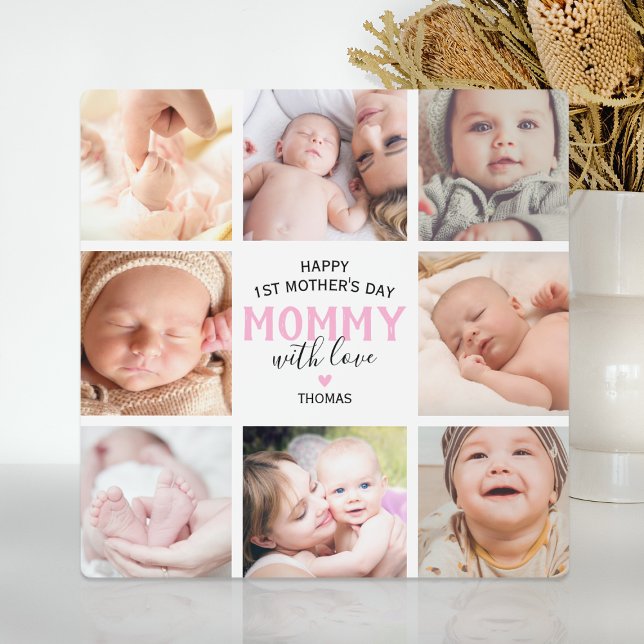 Cute 1st Mother's Day Photo Plaque (Creator Uploaded)