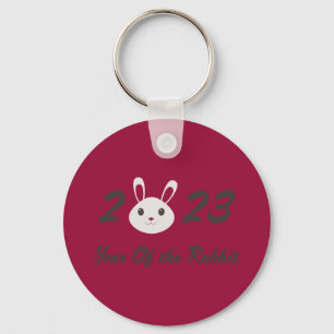 Cute 2023 Year of the Rabbit  Key Ring